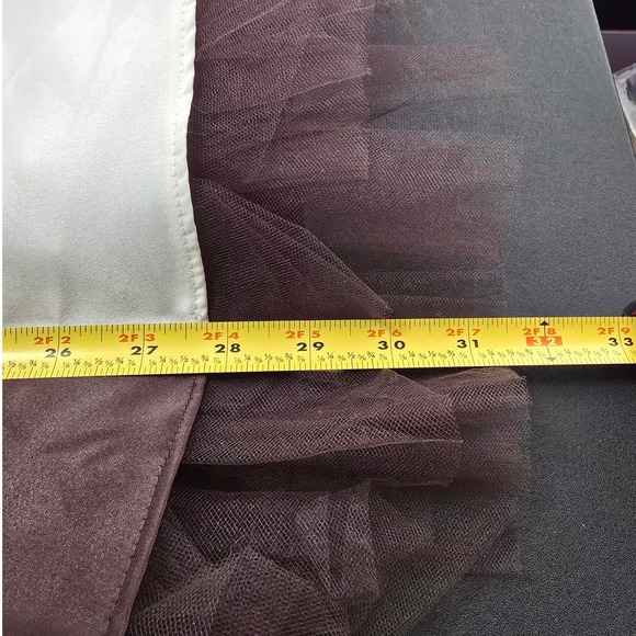 Jessica McClintock for Gunne Sax Satin Criss Cross Mini Formal Dress Sz 4 - Picture 12 of 12